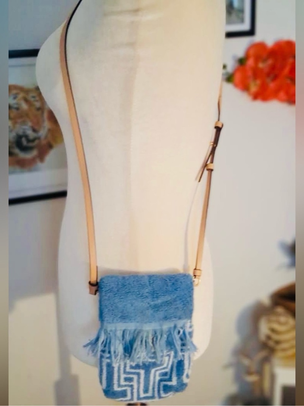 Tory Burch Terry cloth Phone Crossbody bag